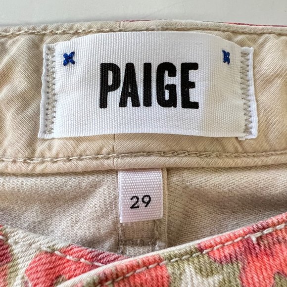 Paige Womens Skyline Ankle Peg Jeans Floral Print Skinny Cropped size 29 - Picture 8 of 10
